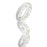 CWI Lighting Balanced Table Lamp, Chrome