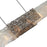 CWI Lighting Wilma 6 Light Down Chandelier, Chrome/Clear/Smoke