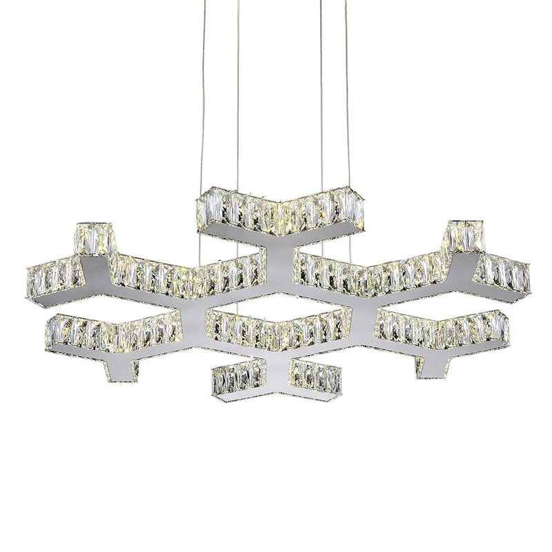 CWI Lighting Arendelle Chandelier, Stainless Steel