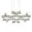 CWI Lighting Arendelle Chandelier, Stainless Steel