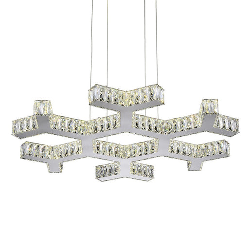 CWI Lighting Arendelle Chandelier, Stainless Steel