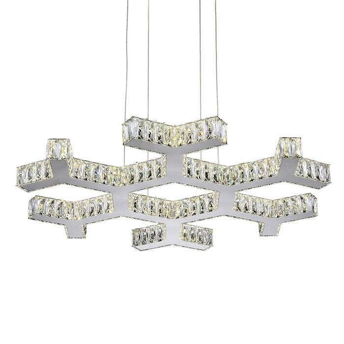 CWI Lighting Arendelle Chandelier, Stainless Steel