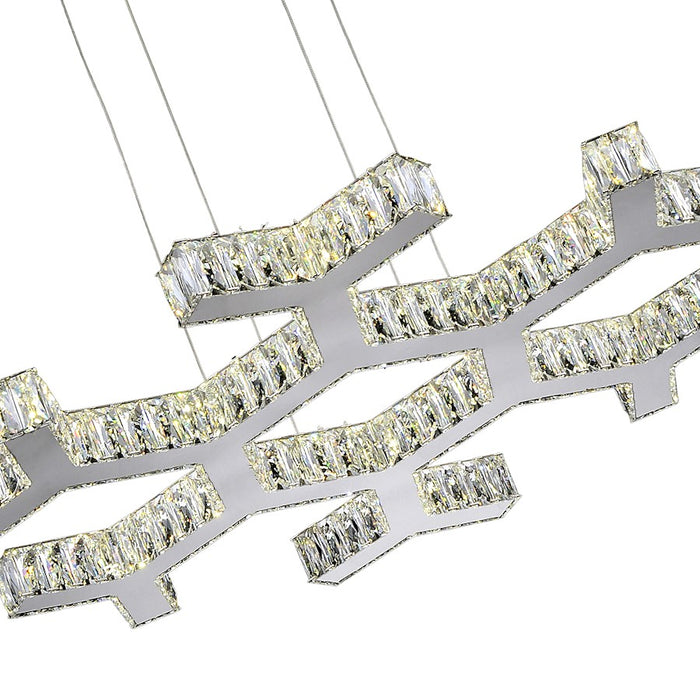 CWI Lighting Arendelle Chandelier, Stainless Steel
