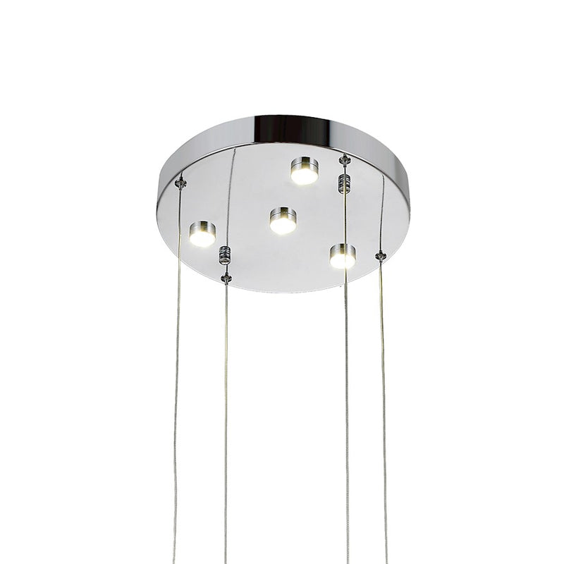 CWI Lighting Arendelle Chandelier, Stainless Steel