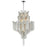 CWI Lighting Daisy 16 Light Down Chandelier, Chrome - 5650P24C-12L