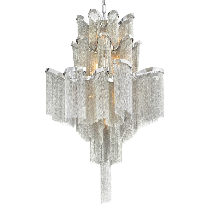 CWI Lighting Daisy 16 Light Down Chandelier, Chrome