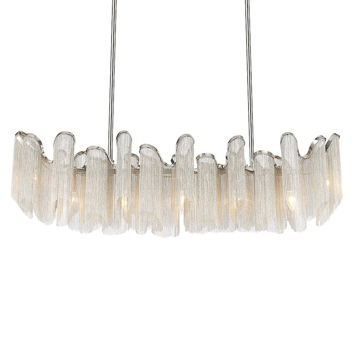 CWI Lighting Daisy 13 Light Down Chandelier, Chrome