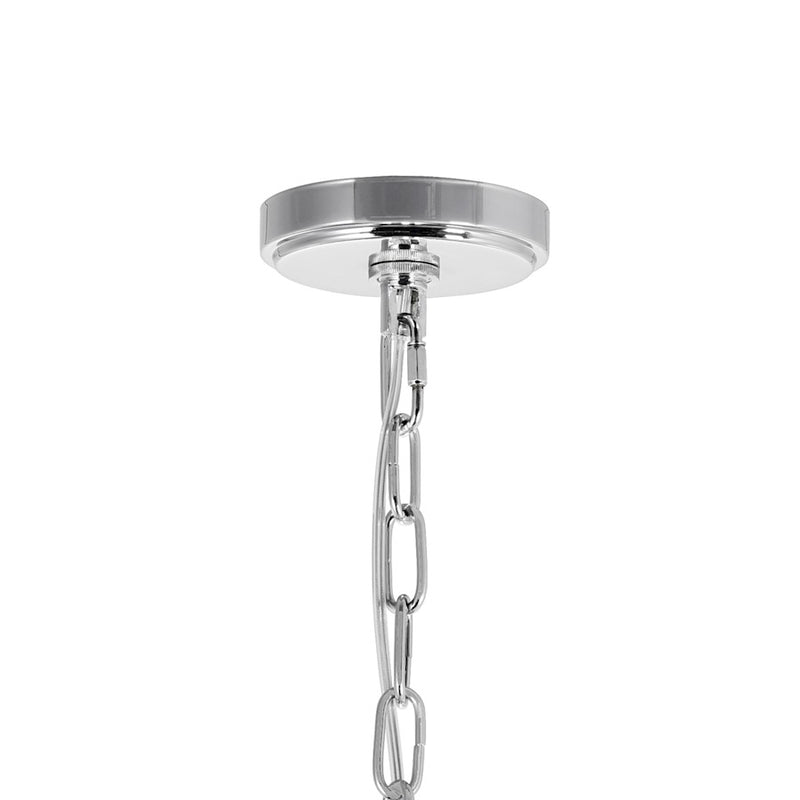 CWI Lighting Enchanted 6 Light Down Chandelier, Chrome