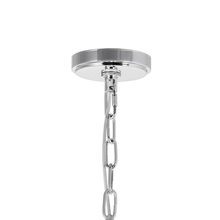 CWI Lighting Enchanted 6 Light Down Chandelier, Chrome