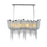 CWI Lighting Secca 11 Light Down Chandelier, Chrome - 5654P40C-RC