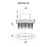 CWI Lighting Secca 13 Light Down Chandelier, Chrome