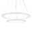 CWI Lighting Alloha 20" Chandelier, White