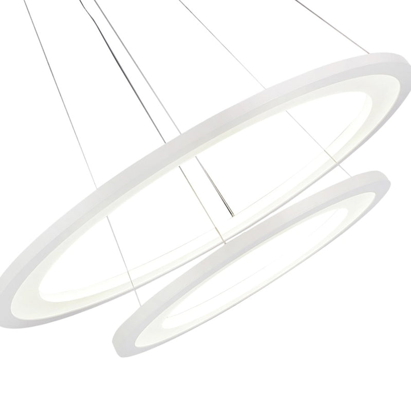 CWI Lighting Alloha 20" Chandelier, White