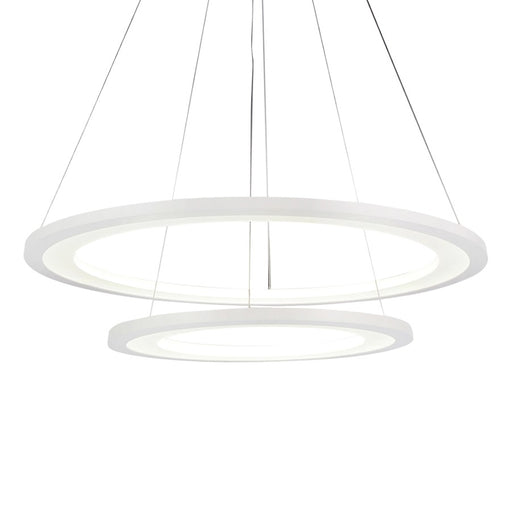 CWI Lighting Alloha 24" Chandelier, White