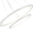 CWI Lighting Alloha 24" Chandelier, White