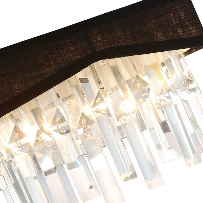 CWI Lighting Havely 2 Light 10" Wall Light, Chrome