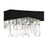 CWI Lighting Havely 2 Light 10" Wall Light, Chrome