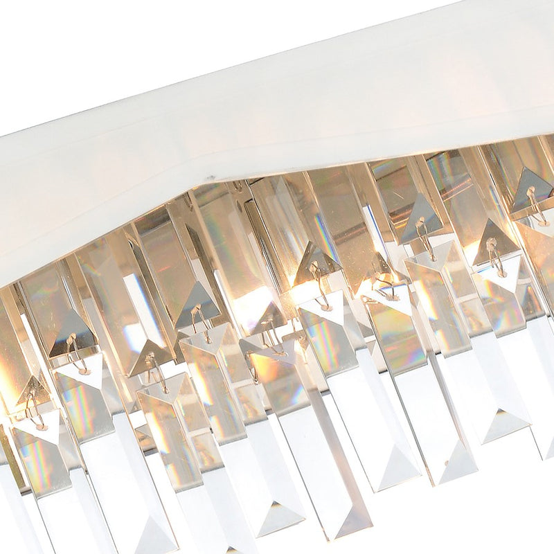 CWI Lighting Havely 2 Light Wall Light, Chrome