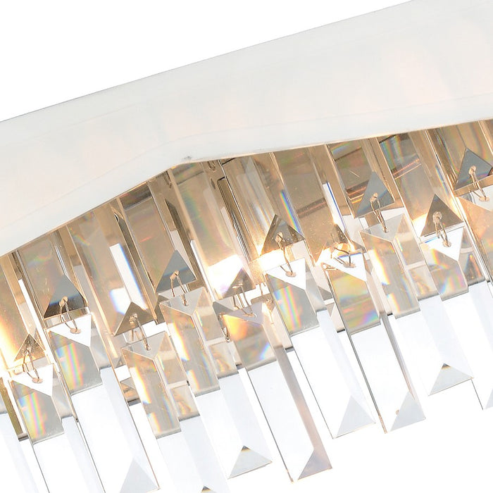 CWI Lighting Havely 2 Light Wall Light, Chrome