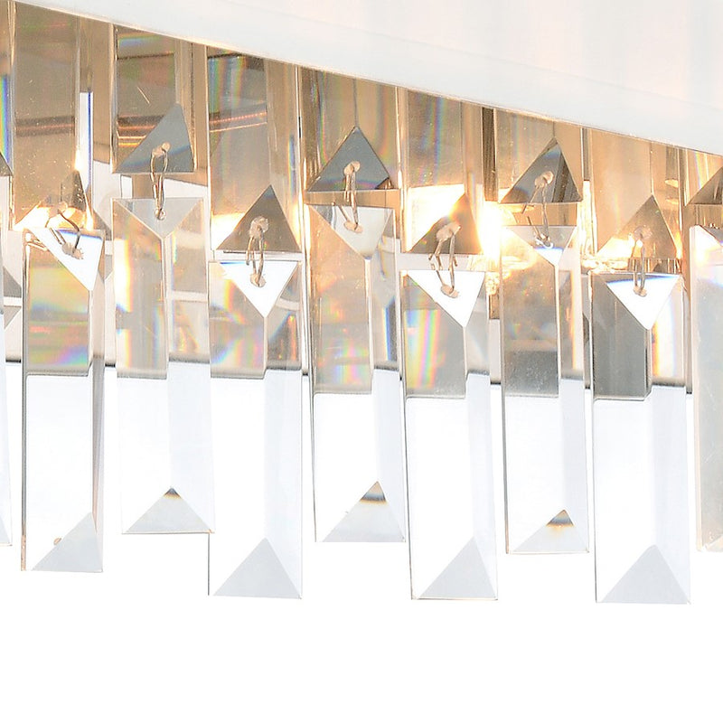 CWI Lighting Havely 2 Light Wall Light, Chrome