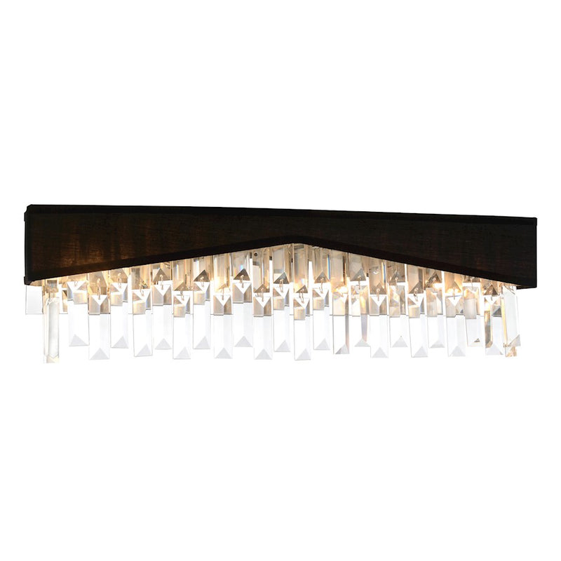 CWI Lighting Havely 4 Light 24" Wall Light, Chrome