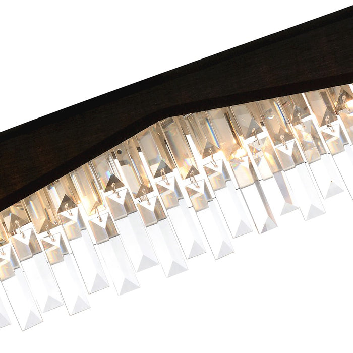 CWI Lighting Havely 4 Light 24" Wall Light, Chrome