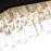 CWI Lighting Havely 4 Light 24" Wall Light, Chrome