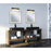 CWI Lighting Havely 4 Light 24" Wall Light, Chrome