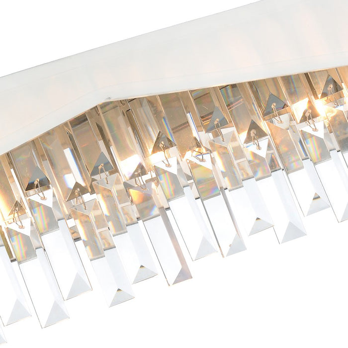 CWI Lighting Havely 4 Light Wall Light, Chrome