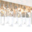 CWI Lighting Havely 4 Light Wall Light, Chrome