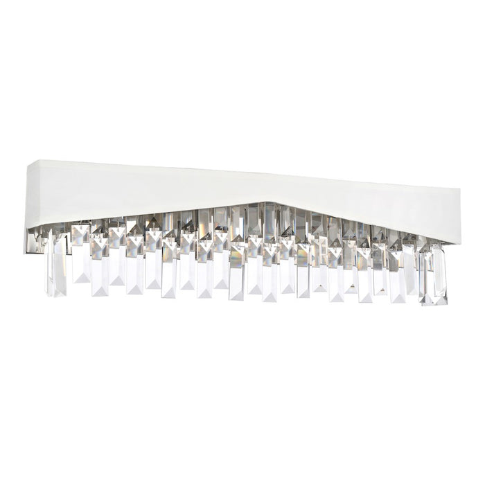 CWI Lighting Havely 4 Light Wall Light, Chrome