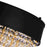 CWI Lighting Medina 15 Light Drum Shade Chandelier, Black