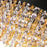 CWI Lighting Medina 15 Light Drum Shade Chandelier, Black