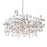 CWI Lighting Arley 6 Light Chandelier, Chrome