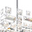 CWI Lighting Arley 6 Light Chandelier, Chrome