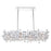 CWI Lighting Arley35" 12 Light Chandelier, Chrome