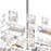 CWI Lighting Arley35" 12 Light Chandelier, Chrome