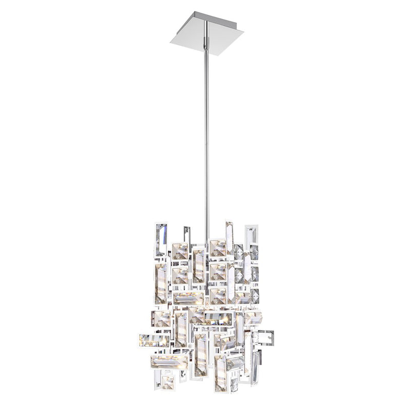 CWI Lighting Arley 1 Light Mini Chandelier, Chrome