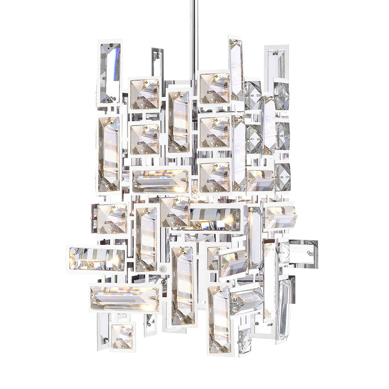 CWI Lighting Arley 1 Light Mini Chandelier, Chrome