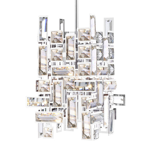 CWI Lighting Arley 1 Light Mini Chandelier, Chrome