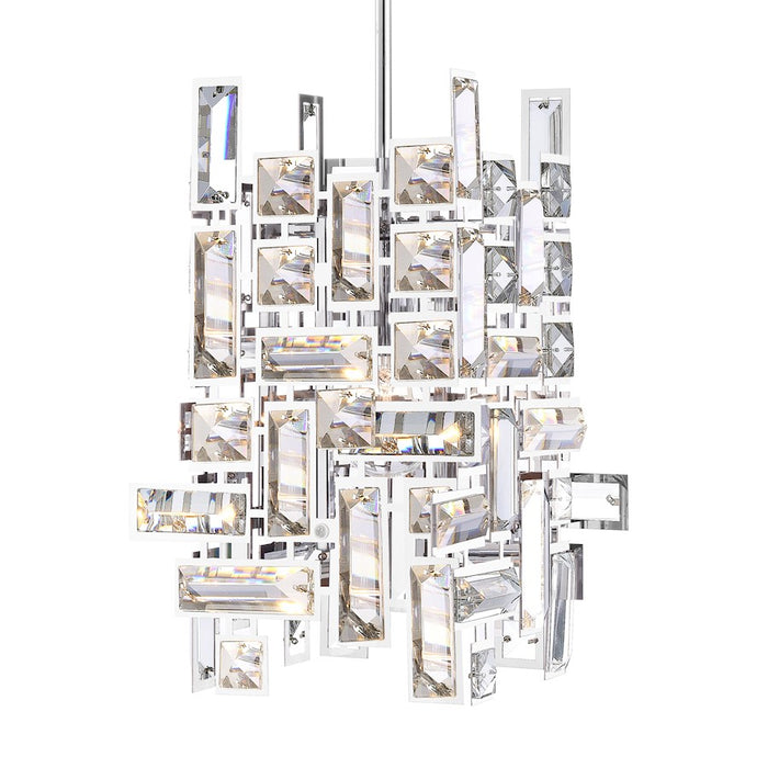 CWI Lighting Arley 1 Light Mini Chandelier, Chrome