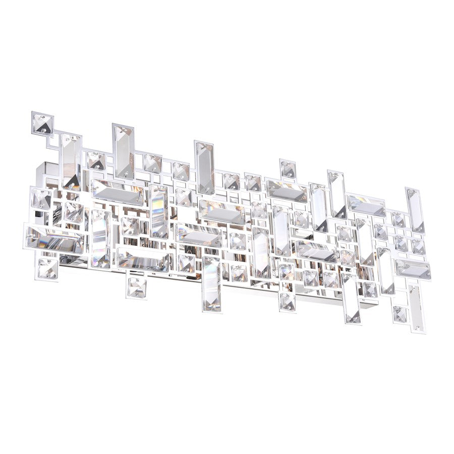 CWI Lighting Arley 6 Light Vanity Light, Chrome - 5689W24-6-601