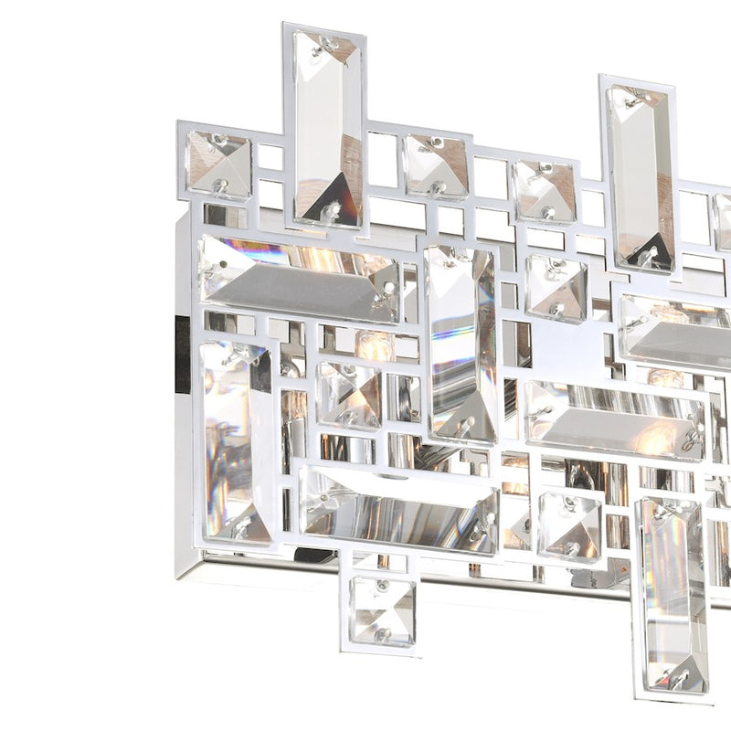 CWI Lighting Arley 6 Light Vanity Light, Chrome