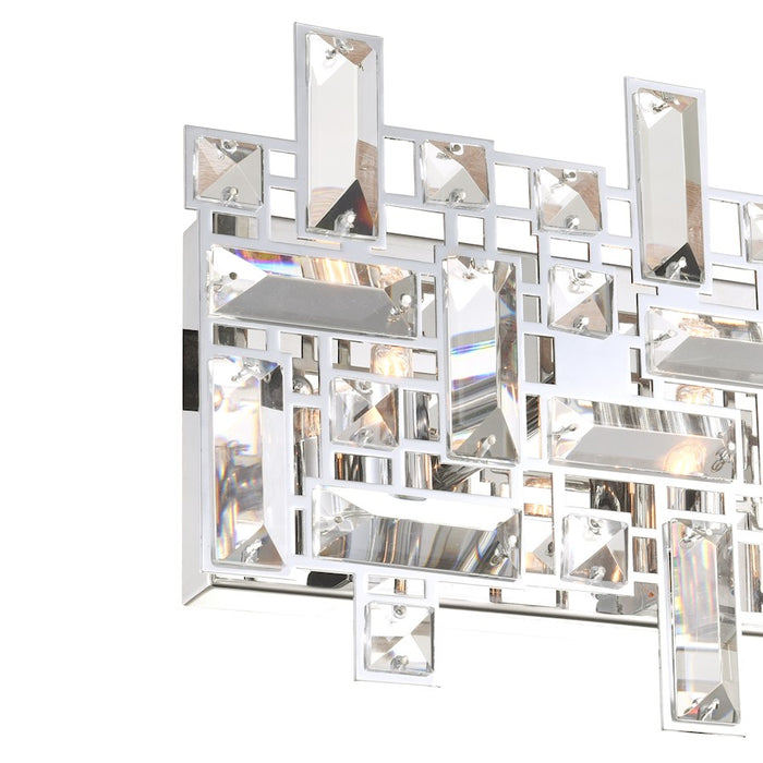 CWI Lighting Arley 6 Light Vanity Light, Chrome