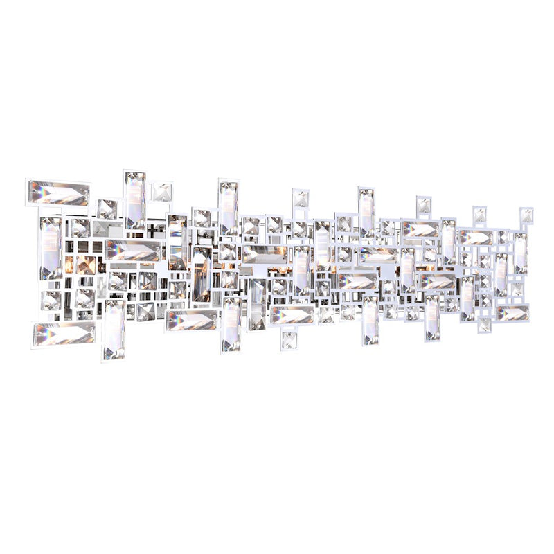 CWI Lighting Arley 8 Light Vanity Light, Chrome