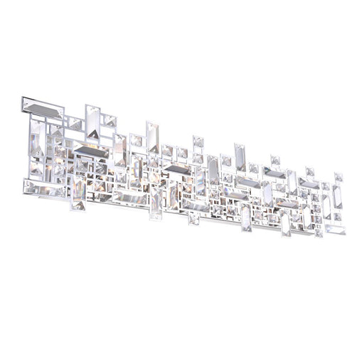 CWI Lighting Arley 8 Light Vanity Light, Chrome