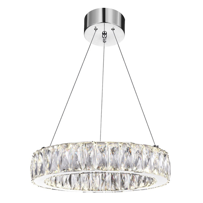 CWI Lighting Juno 16" Chandelier, Chrome - 5704P16-1-601-A