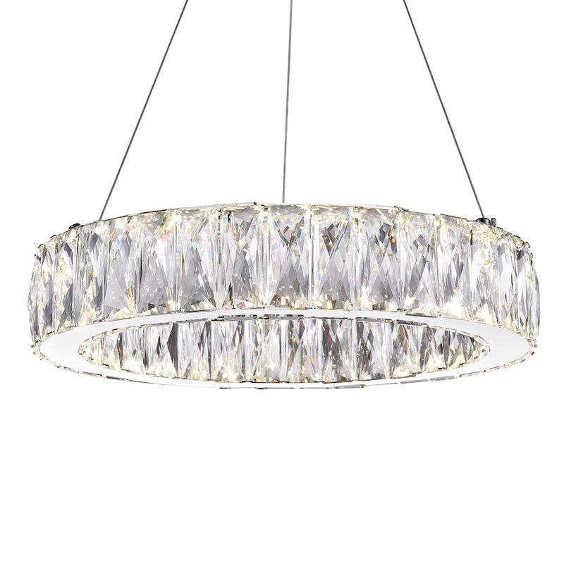 CWI Lighting Juno 16" Chandelier, Chrome