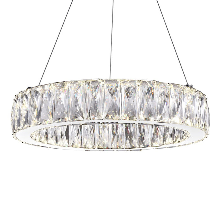CWI Lighting Juno 16" Chandelier, Chrome
