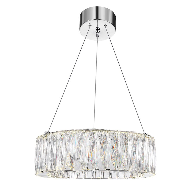CWI Lighting Juno Chandelier, Chrome